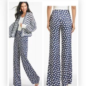 Sachin + Babi Lana Pant Navy/Pink Patterned Pants NWT size 8 $350